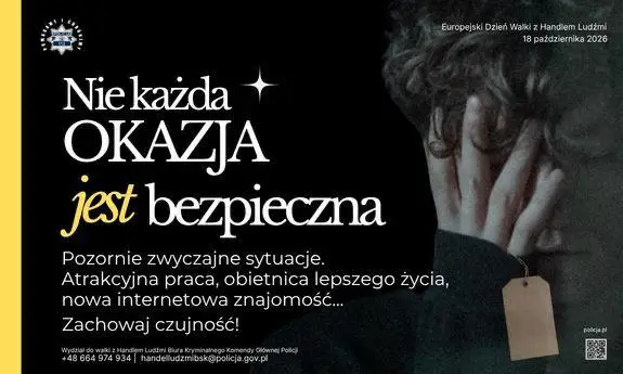 18 października - Europejski Dzień Walki z Handlem Ludźmi